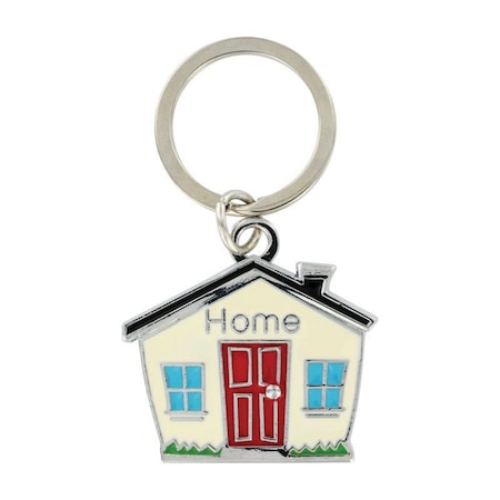 Hillman Key Chain, Black/Silver, Metal, House, 3 PK 701573